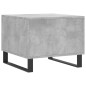 vidaXL Couchtisch Betongrau 50x50x40 cm Holzwerkstoff vidaXL Couchtisch Betongrau 50x50x40 cm Holzwerkstoff