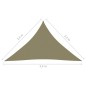 vidaXL Sonnensegel Oxford-Gewebe Dreieckig 2,5x2,5x3,5 m Beige vidaXL Sonnensegel Oxford-Gewebe Dreieckig 2,5x2,5x3,5 m Beige