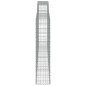 vidaXL Gabionen mit Hochbogen 5 Stk. 400x30x140/160cm Verzinktes Eisen vidaXL Gabionen mit Hochbogen 5 Stk. 400x30x140/160cm Verzinktes Eisen