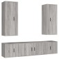vidaXL 5-tlg. TV-Schrank-Set Grau Sonoma Holzwerkstoff vidaXL 5-tlg. TV-Schrank-Set Grau Sonoma Holzwerkstoff