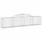 vidaXL Gabionen mit Hochbogen 13 Stk. 300x30x60/80 cm Verzinktes Eisen vidaXL Gabionen mit Hochbogen 13 Stk. 300x30x60/80 cm Verzinktes Eisen