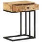 vidaXL Beistelltisch U-Form 45x30x61 cm Mango Massivholz vidaXL Beistelltisch U-Form 45x30x61 cm Mango Massivholz