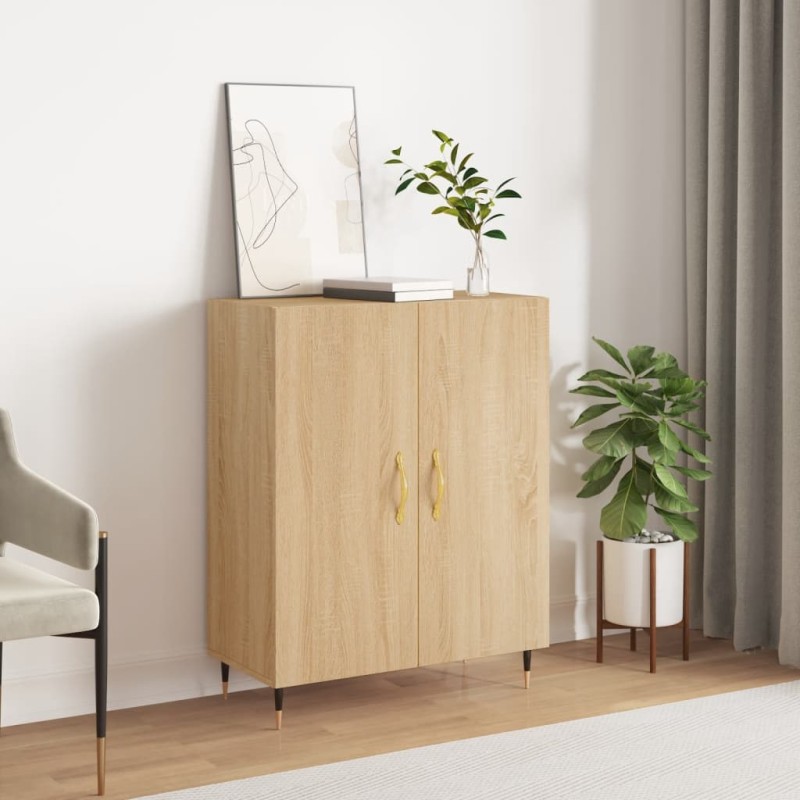 vidaXL Sideboard Sonoma-Eiche 69,5x34x90 cm Holzwerkstoff vidaXL Sideboard Sonoma-Eiche 69,5x34x90 cm Holzwerkstoff