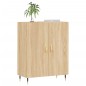 vidaXL Sideboard Sonoma-Eiche 69,5x34x90 cm Holzwerkstoff vidaXL Sideboard Sonoma-Eiche 69,5x34x90 cm Holzwerkstoff