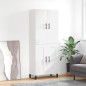 vidaXL Highboard Weiß 69,5x34x180 cm Holzwerkstoff vidaXL Highboard Weiß 69,5x34x180 cm Holzwerkstoff