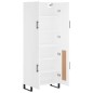 vidaXL Highboard Weiß 69,5x34x180 cm Holzwerkstoff vidaXL Highboard Weiß 69,5x34x180 cm Holzwerkstoff