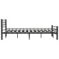 vidaXL Bettgestell Schwarz Stahl 120x200 cm vidaXL Bettgestell Schwarz Stahl 120x200 cm