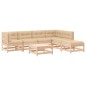 vidaXL 7-tlg. Garten-Lounge-Set mit Kissen Massivholz vidaXL 7-tlg. Garten-Lounge-Set mit Kissen Massivholz