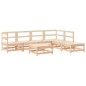 vidaXL 7-tlg. Garten-Lounge-Set mit Kissen Massivholz vidaXL 7-tlg. Garten-Lounge-Set mit Kissen Massivholz