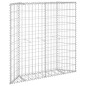 vidaXL Gabionen-Hochbeet Trapezform Verzinkter Stahl 100x20x100 cm vidaXL Gabionen-Hochbeet Trapezform Verzinkter Stahl 100x20x100 cm