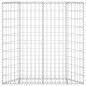 vidaXL Gabionen-Hochbeet Trapezform Verzinkter Stahl 100x20x100 cm vidaXL Gabionen-Hochbeet Trapezform Verzinkter Stahl 100x20x100 cm