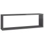 vidaXL Würfelregale 6 Stk. Hochglanz-Grau 80x15x26,5 cm Holzwerkstoff vidaXL Würfelregale 6 Stk. Hochglanz-Grau 80x15x26,5 cm Holzwerkstoff