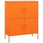 vidaXL Lagerschrank Orange 80x35x101,5 cm Stahl vidaXL Lagerschrank Orange 80x35x101,5 cm Stahl