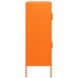 vidaXL Lagerschrank Orange 80x35x101,5 cm Stahl vidaXL Lagerschrank Orange 80x35x101,5 cm Stahl