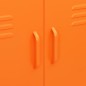 vidaXL Lagerschrank Orange 80x35x101,5 cm Stahl vidaXL Lagerschrank Orange 80x35x101,5 cm Stahl