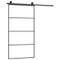 vidaXL Schiebetür mit Beschlag 102,5x205 cm ESG-Glas & Aluminium vidaXL Schiebetür mit Beschlag 102,5x205 cm ESG-Glas & Aluminium