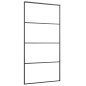 vidaXL Schiebetür mit Beschlag 102,5x205 cm ESG-Glas & Aluminium vidaXL Schiebetür mit Beschlag 102,5x205 cm ESG-Glas & Aluminium