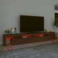 vidaXL TV-Schrank mit LED-Leuchten Braun Eichen-Optik 260x36,5x40 cm vidaXL TV-Schrank mit LED-Leuchten Braun Eichen-Optik 260x36,5x40 cm