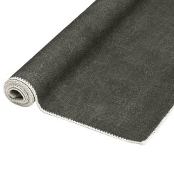 vidaXL Teppich Waschbar Faltbar Taupe 160x230 cm Polyester     