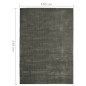 vidaXL Teppich Waschbar Faltbar Taupe 160x230 cm Polyester vidaXL Teppich Waschbar Faltbar Taupe 160x230 cm Polyester