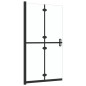 vidaXL Faltbare begehbare Duschwand Transparentes ESG Glas 120x190 cm vidaXL Faltbare begehbare Duschwand Transparentes ESG Glas 120x190 cm