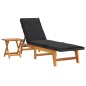 vidaXL 3-tlg. Garten-Lounge-Set Poly Rattan & Massivholz Akazie vidaXL 3-tlg. Garten-Lounge-Set Poly Rattan & Massivholz Akazie