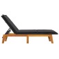 vidaXL 3-tlg. Garten-Lounge-Set Poly Rattan & Massivholz Akazie vidaXL 3-tlg. Garten-Lounge-Set Poly Rattan & Massivholz Akazie