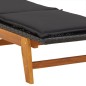 vidaXL 3-tlg. Garten-Lounge-Set Poly Rattan & Massivholz Akazie vidaXL 3-tlg. Garten-Lounge-Set Poly Rattan & Massivholz Akazie