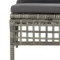 vidaXL 7-tlg. Garten-Lounge-Set mit Kissen Grau Poly Rattan vidaXL 7-tlg. Garten-Lounge-Set mit Kissen Grau Poly Rattan