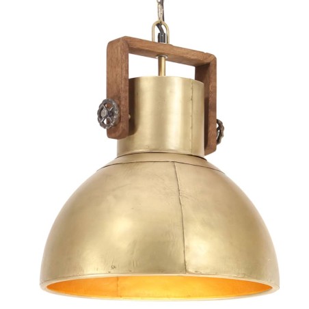 vidaXL Hängelampe Industriestil 25 W Messing Rund 40 cm E27