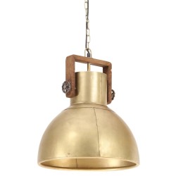 vidaXL Hängelampe Industriestil 25 W Messing Rund 40 cm E27