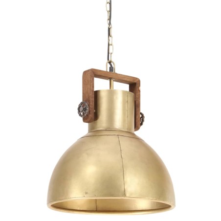 vidaXL Hängelampe Industriestil 25 W Messing Rund 40 cm E27