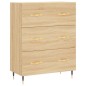 vidaXL Sideboard Sonoma-Eiche 69,5x34x90 cm Holzwerkstoff vidaXL Sideboard Sonoma-Eiche 69,5x34x90 cm Holzwerkstoff