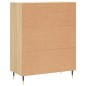 vidaXL Sideboard Sonoma-Eiche 69,5x34x90 cm Holzwerkstoff vidaXL Sideboard Sonoma-Eiche 69,5x34x90 cm Holzwerkstoff