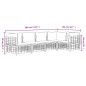 vidaXL 5-tlg. Garten-Lounge-Set mit Kissen Anthrazit Poly Rattan vidaXL 5-tlg. Garten-Lounge-Set mit Kissen Anthrazit Poly Rattan