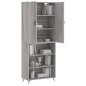 Highboard Grau Sonoma 69,5x34x180 cm Holzwerkstoff Highboard Grau Sonoma 69,5x34x180 cm Holzwerkstoff