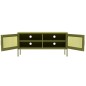 vidaXL TV-Schrank Olivgrün 105x35x50 cm Stahl vidaXL TV-Schrank Olivgrün 105x35x50 cm Stahl