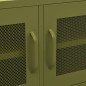 vidaXL TV-Schrank Olivgrün 105x35x50 cm Stahl vidaXL TV-Schrank Olivgrün 105x35x50 cm Stahl