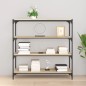 vidaXL Bücherregal Sonoma-Eiche 100x33x100 cm Holzwerkstoff und Stahl vidaXL Bücherregal Sonoma-Eiche 100x33x100 cm Holzwerkstoff und Stahl