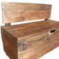 vidaXL Sitzbank Altholz Massiv 86 x 40 x 60 cm vidaXL Sitzbank Altholz Massiv 86 x 40 x 60 cm