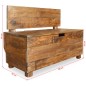 vidaXL Sitzbank Altholz Massiv 86 x 40 x 60 cm vidaXL Sitzbank Altholz Massiv 86 x 40 x 60 cm