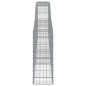 vidaXL Gabionen mit Hochbogen 5 Stk. 400x30x80/100cm Verzinktes Eisen vidaXL Gabionen mit Hochbogen 5 Stk. 400x30x80/100cm Verzinktes Eisen
