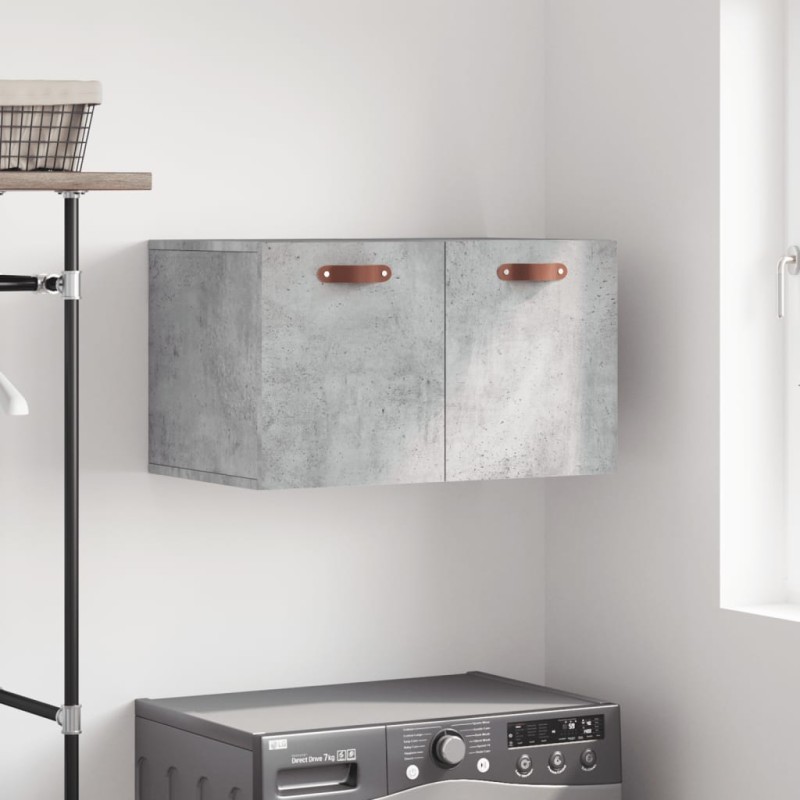 vidaXL Wandschrank Betongrau 60x36,5x35 cm Holzwerkstoff vidaXL Wandschrank Betongrau 60x36,5x35 cm Holzwerkstoff