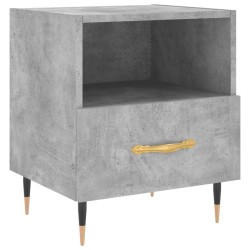 vidaXL Nachttisch Betongrau 40x35x47,5 cm Holzwerkstoff