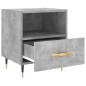 vidaXL Nachttisch Betongrau 40x35x47,5 cm Holzwerkstoff vidaXL Nachttisch Betongrau 40x35x47,5 cm Holzwerkstoff