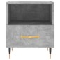 vidaXL Nachttisch Betongrau 40x35x47,5 cm Holzwerkstoff vidaXL Nachttisch Betongrau 40x35x47,5 cm Holzwerkstoff