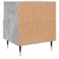 vidaXL Nachttisch Betongrau 40x35x47,5 cm Holzwerkstoff vidaXL Nachttisch Betongrau 40x35x47,5 cm Holzwerkstoff