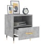 vidaXL Nachttisch Betongrau 40x35x47,5 cm Holzwerkstoff vidaXL Nachttisch Betongrau 40x35x47,5 cm Holzwerkstoff