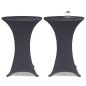 Stretch-Tischhussen 4 Stk. 80 cm Anthrazit Stretch-Tischhussen 4 Stk. 80 cm Anthrazit