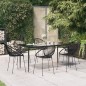 vidaXL 7-tlg. Garten-Essgruppe Schwarz PVC-Rattan vidaXL 7-tlg. Garten-Essgruppe Schwarz PVC-Rattan